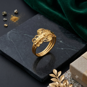 Ornate Gold Covering Ring