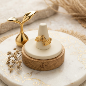 Matte Crossover Ring