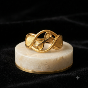 Textured Butterfly Ring