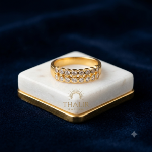 Double Row CZ Ring