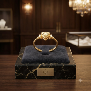 Matte Heart Ring