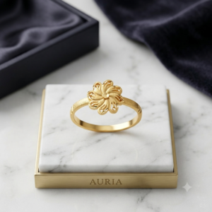 Floral Bloom Gold Ring
